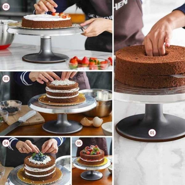 Epinox Paslanmaz Pasta Hazırlama Standı