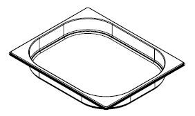 Bilge Inox GN 1/3 Paslanmaz Çelik Standart Gastronorm Küvet 40 mm