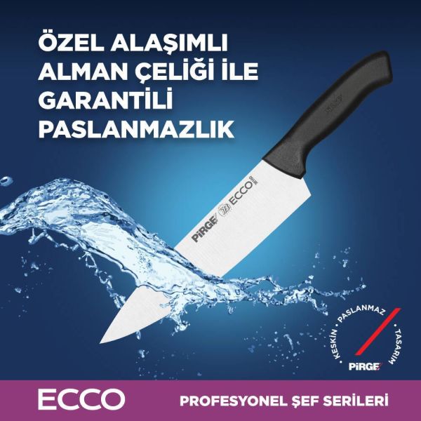 Pirge Ecco Şef Bıçağı  SİYAH