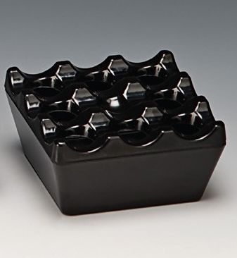 Zicco Melamin Kare Kafesli Küllük K 2012 SİYAH