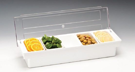 Zicco Bar Konteyner 6 Bölmeli BEYAZ