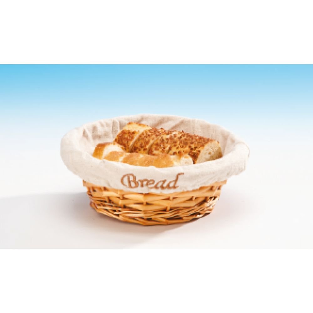 Zicco Yuvarlak Ekmek Sepeti Hasır Bezli JN 197 PYCL AÇIK