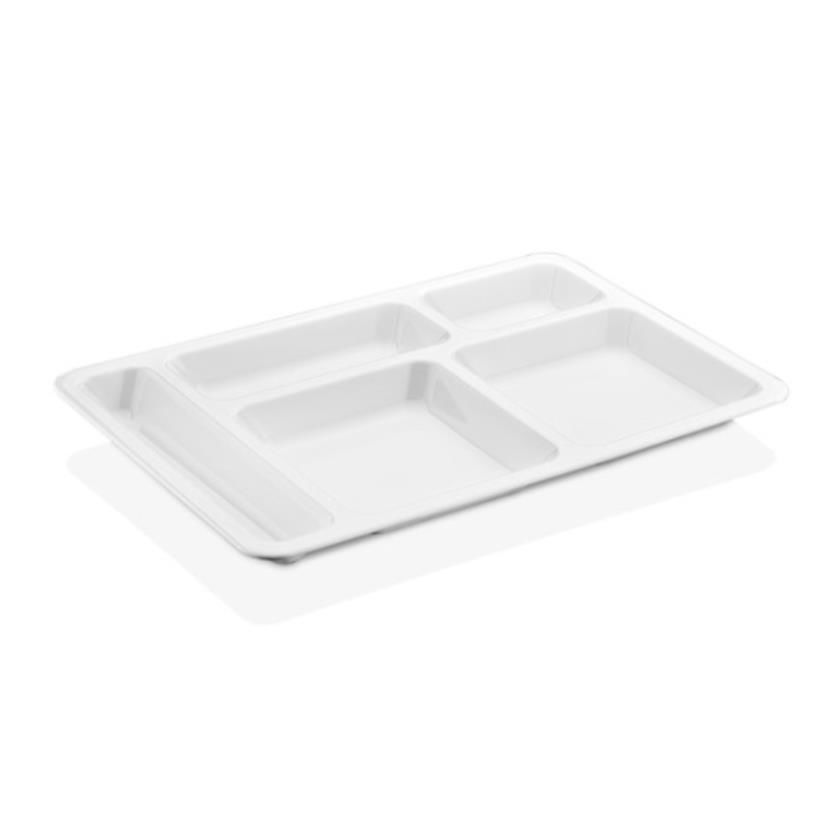 Gastroplast Polikarbon Kreş Tipi Self Servis Tabağı Beyaz