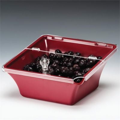 Zicco Melamin Kapaklı Zeytinlik K2300 KIRMIZI