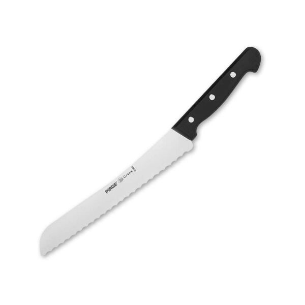 Pirge Ekmek Bıçak Siyah  21 Cm